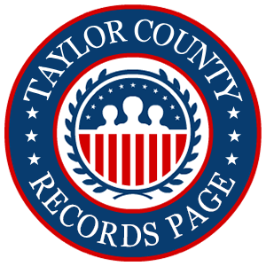 A round, red, white, and blue logo with the words 'Cass County Records Page' in relation to the state of Texas.
